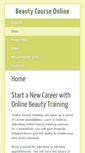 Mobile Screenshot of beautycourseonline.com